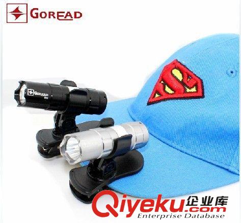 B30夾帽燈 頭燈 帽子燈 迷你LED小手電筒 送燈架 手電筒 強(qiáng)光頭燈
