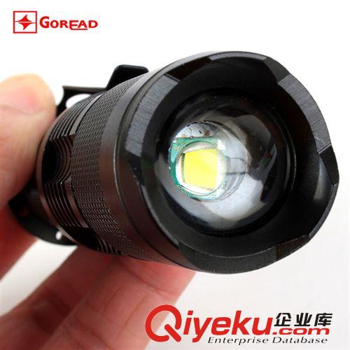 Y21筆式調焦手電 CREE T6 進口燈泡 一節18650電池 調光手電筒原始圖片2