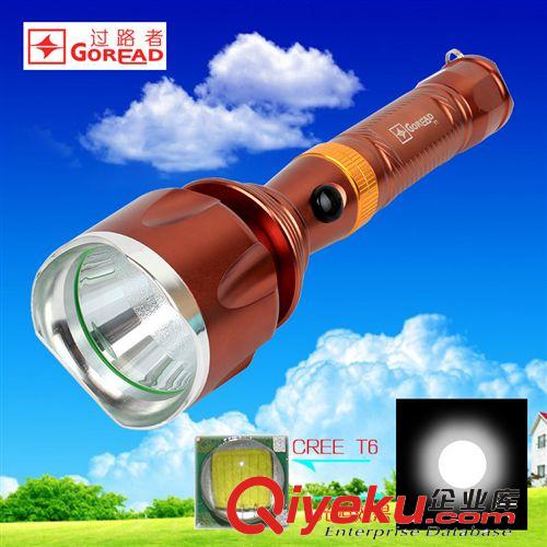 Y76 CREE L2燈珠手電筒 強(qiáng)光手電 26650/18650兩用電池充電手電筒