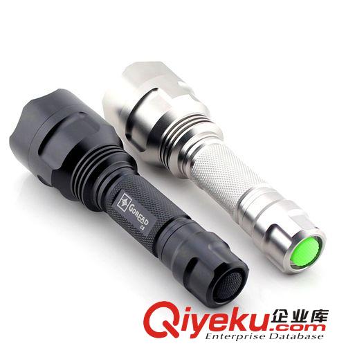 過路者gdC8手電筒 CREE Q5正白光手電筒 C8手電 遠射王 五檔原始圖片3