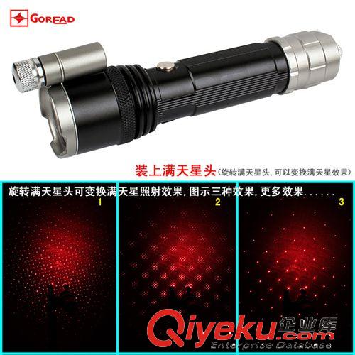 C48激光強光手電筒 激光和手電筒二合一手電筒手電筒生產廠家批發原始圖片3