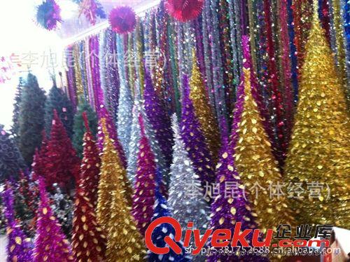 圣誕樹 圣誕用品 圣誕裝飾 圣誕掛件 圣誕帽子折 疊圣誕樹原始圖片2