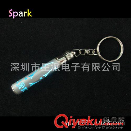 廠家直銷 LED鏤空鑰匙扣 發(fā)光LOGO可訂做 亞克力鑰匙圈原始圖片3