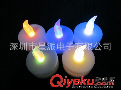 [浪漫禮品]供應(yīng)LED七彩蠟燭燈  發(fā)光小蠟燭燈  LED蠟燭