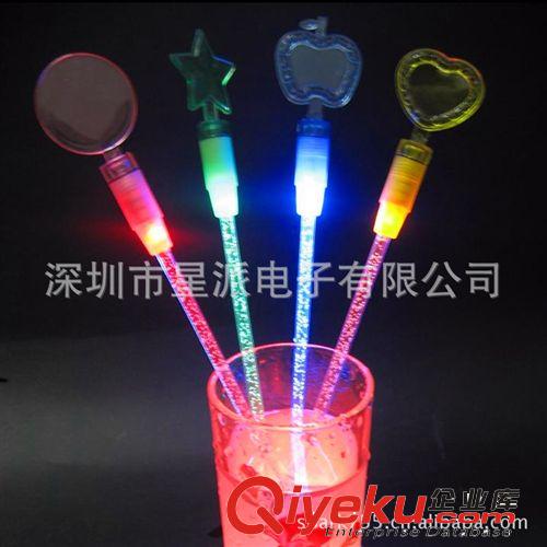 廠家訂制LED調(diào)酒棒 亞克力發(fā)光調(diào)酒棒 西餐廳浪漫閃光用品 調(diào)酒棒