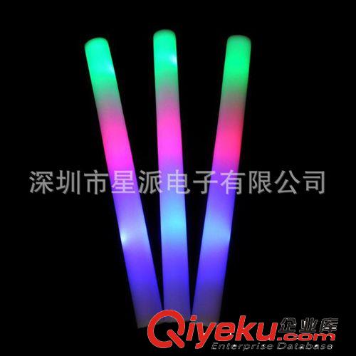 供應(yīng)群星演唱會(huì)海棉發(fā)光棒 助威LED七彩閃光棒 演唱會(huì)增加氣氛原始圖片2