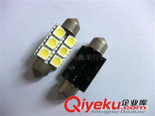 汽車LED雙尖 6SMD-36mm-5050 閱讀燈/車頂燈/牌照燈/后備箱燈原始圖片2