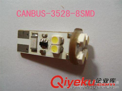 低價廠家直銷LED指示燈 儀表燈 示寬燈CANBUS-T10-3528-8SMD