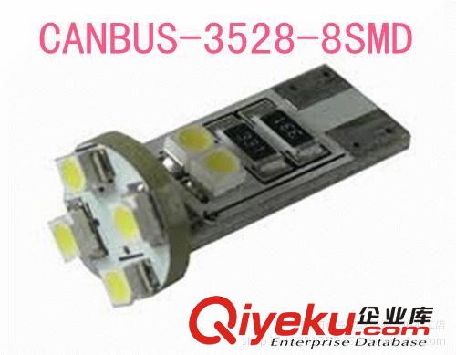 低價廠家直銷LED指示燈 儀表燈 示寬燈CANBUS-T10-3528-8SMD