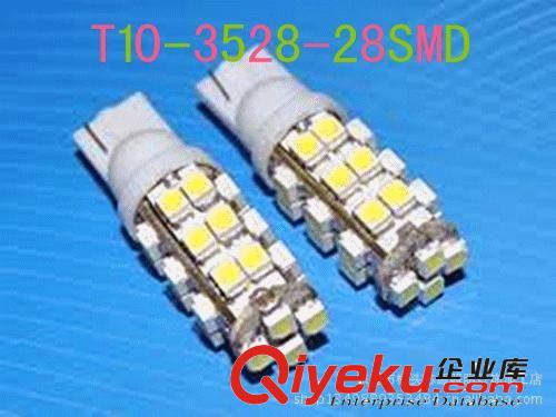 低價(jià)高亮LED汽車燈，指示燈，儀表燈 T10-3528-28SMD