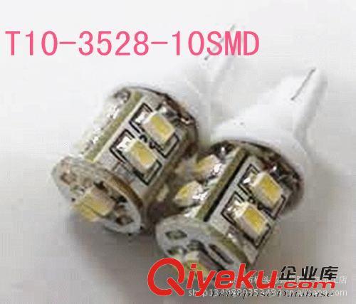 廠家直供高亮LED汽車燈，儀表燈，指示燈 T10-3528-10SMD原始圖片3