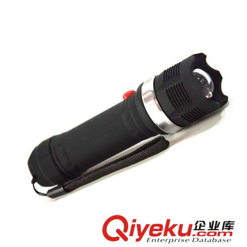 塑料電筒 強(qiáng)光手電 家用 流明 使用AA電池 調(diào)焦 led手電 手電筒原始圖片2
