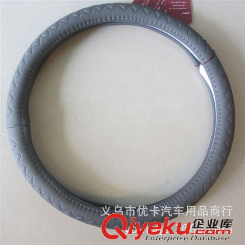 廠價(jià)批發(fā)汽車(chē)方向盤(pán) 新款zp壓花方向盤(pán)套 四季通用 白內(nèi)圈原始圖片2