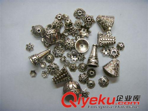 批發(fā)DIY藏銀花托花帽隔片 飾品配件 廠家直銷 合金配件原始圖片3
