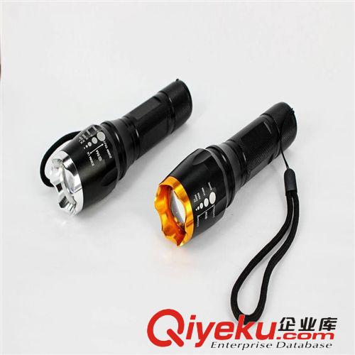 zp熱銷LED手電筒 XM-L T6調焦手電筒 強光多功能手電筒廠家直銷原始圖片2