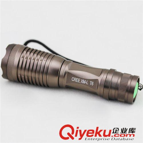 神火T6手電筒伸縮變焦 LED變焦 強(qiáng)光手電筒10W 強(qiáng)光大功率手電筒原始圖片2