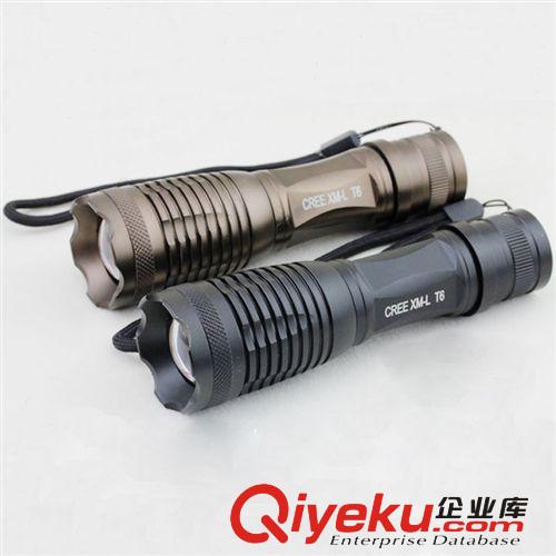 神火T6手電筒伸縮變焦 LED變焦 強(qiáng)光手電筒10W 強(qiáng)光大功率手電筒原始圖片3