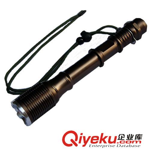 新款熱銷美國進(jìn)口CREE -XML-T6 LED強(qiáng)光手電筒遠(yuǎn)射戶外大功率手電