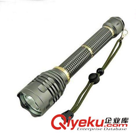 新款防水強光手電XML T6 強光手電 遠射王 戰術手電筒 廠家直銷