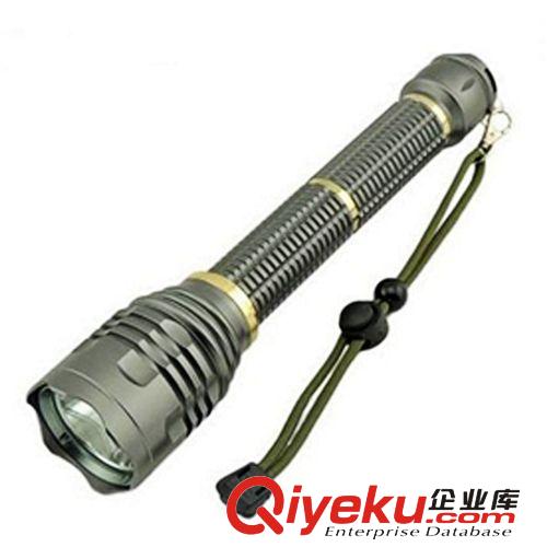 新款防水強光手電XML T6 強光手電 遠射王 戰術手電筒 廠家直銷原始圖片3