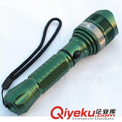 廠家直銷 美國進口CREE Q5旋轉(zhuǎn)變焦手電筒 強光鋁合金手電筒