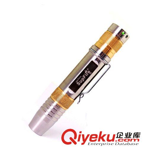 zp 熱銷(xiāo) 神火不銹鋼 CREE Q5 LED強(qiáng)光手電筒 照玉石專(zhuān)用手電筒