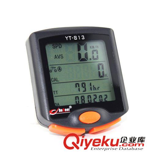 BOGEER/博格爾山地自行車碼表 騎行碼表 速度表  長(zhǎng)亮夜光 YT-813原始圖片2