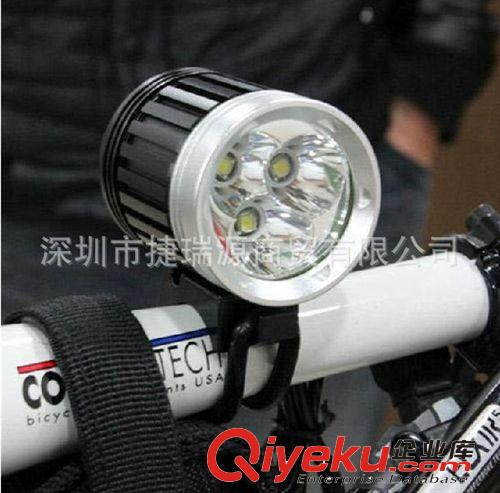 3T6自行車燈 3核T6 LED自行車前燈 CREE T6/U2 3600流明 單車燈