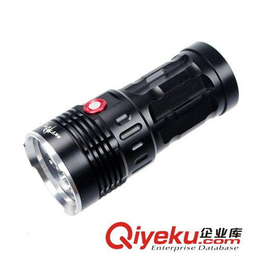 黑色SKY RAY KING/Kung小怪獸7T6 LED 充電強光手電筒 白光原始圖片2