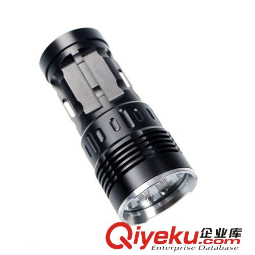 黑色SKY RAY KING/Kung小怪獸7T6 LED 充電強光手電筒 白光原始圖片3