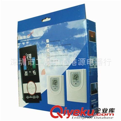 溫度計(jì) 遠(yuǎn)距離溫濕度計(jì) 室內(nèi)外電子溫濕度計(jì) 無(wú)線氣象站 天氣預(yù)報(bào)原始圖片2