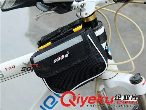 加厚自行車(chē)上管包/車(chē)前包/自行車(chē)包/馬鞍包//S標(biāo)兩邊包 便宜原始圖片2