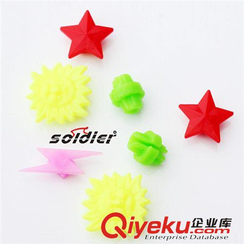 自行車鋼絲貼花　輻條貼花　 輻條裝備品塑料花//五角星輻條裝飾原始圖片2