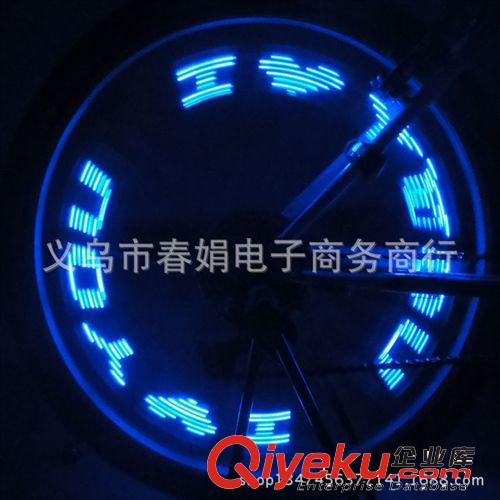 山地自行車(chē)字母變換風(fēng)火輪 單車(chē)氣門(mén)芯燈 7LED氣嘴燈 適合英美嘴原始圖片2