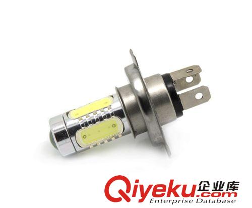 汽車LED前大燈 霧燈 透鏡H4霧燈 超亮7.5W 摩托車大燈12V~24V通用