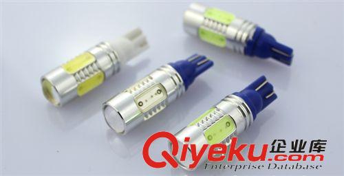 廠家直銷T10高功率7.5W矩形帶透鏡車燈，示寬燈，小燈12V~24V通用