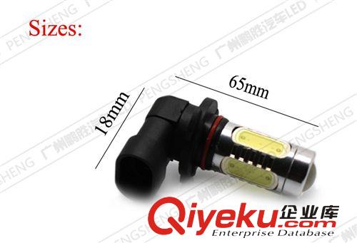 供應LED霧燈9006/HB4大功率帶透鏡7.5W防霧燈 汽車燈12V~24V通用