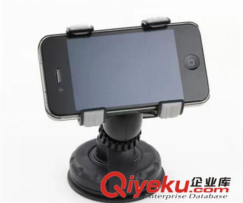 蘋果三星汽車用多功能旋轉(zhuǎn)手機(jī)座 車載雙夾式儀表臺(tái)吸盤手機(jī)支架原始圖片2