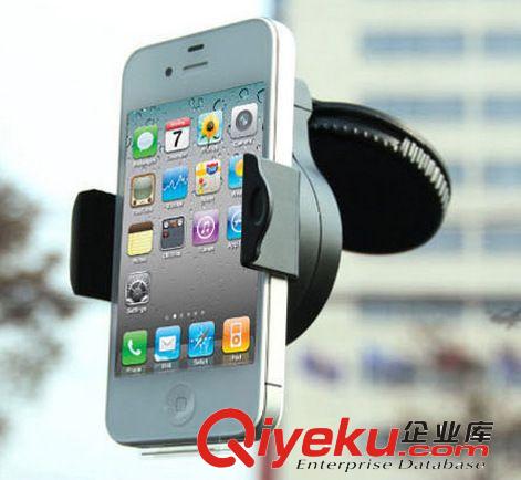 蘋果三星汽車用多功能旋轉(zhuǎn)手機(jī)座 車載雙夾式儀表臺(tái)吸盤手機(jī)支架