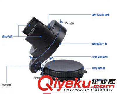 蘋果三星汽車手機架 多功能車載手機支架 360度旋轉(zhuǎn) 汽車內(nèi)飾用品原始圖片3