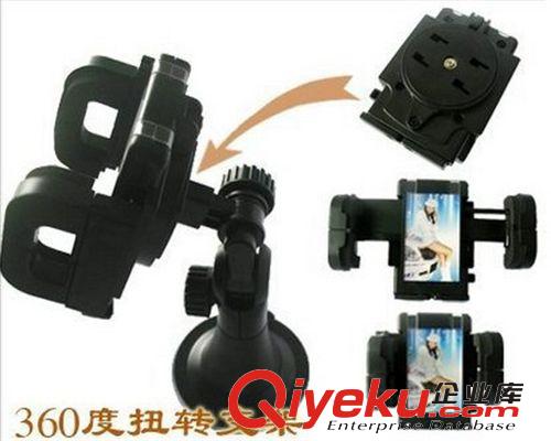 蘋果三星吸盤車載通用手機(jī)支架 關(guān)節(jié)360度旋轉(zhuǎn) 汽車多功能手機(jī)座原始圖片2