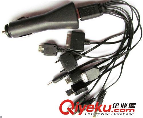 多功能車載充電器 汽車充電器 USB車充  十合一  車載充電器原始圖片2