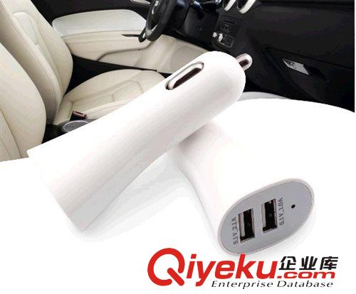 批發 車載手機充電器2.1A  汽車點煙器式雙usb車充 汽車內飾用品原始圖片3