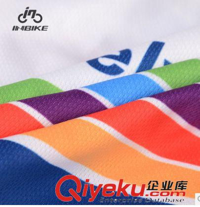 INBIKE 春秋薄款抓絨款長袖騎行服套裝騎行裝備褲子硅膠坐墊 男款原始圖片2
