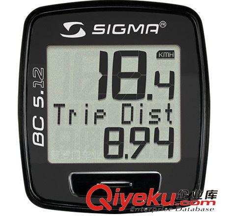 新款 德國 SIGMA BC 5.12 單車騎行碼表原始圖片2