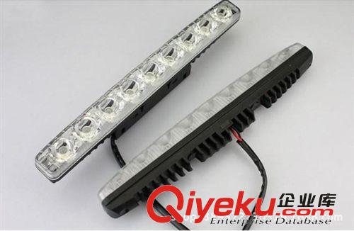 新款大魚叉日行燈高亮大功率超高亮日間行車燈超亮9LED日行燈原始圖片3