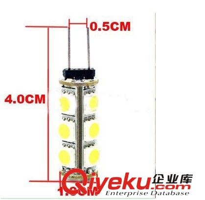 汽車LED G4 13SMD 5050 儀表燈/示寬燈/儀表燈/工作燈/家庭LED原始圖片3