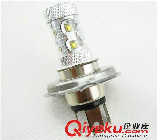 汽車H4霧燈燈泡摩托大燈泡LED超亮大功率50W透鏡原始圖片2
