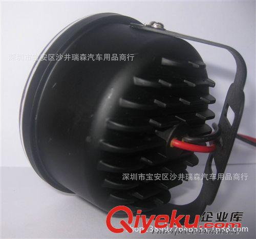 新款超高亮寬電壓9-85V 4*3W/12W霧燈改裝圓形鋁殼日行燈/防水型