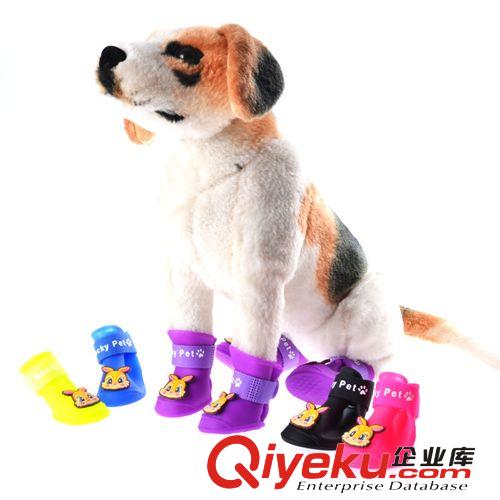 泰迪貴賓比熊犬 寵物狗狗卡通鞋子新款防水防滑狗狗休閑運(yùn)動(dòng)雨鞋原始圖片2